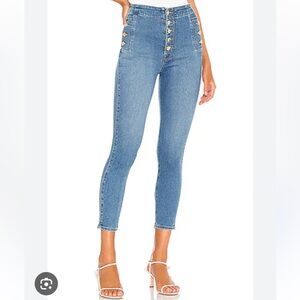 J Brand Natasha Sky High Jeans in Pioneer